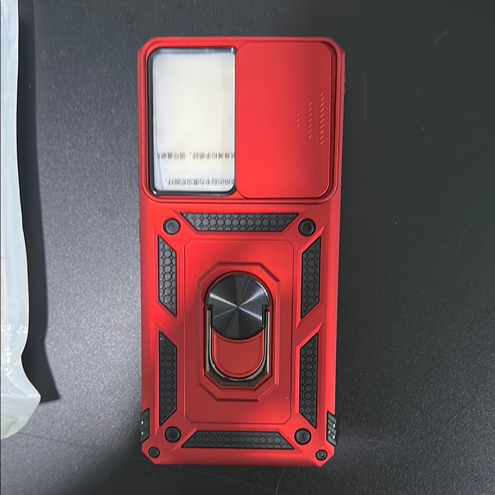 Red Protective Phone Case with Kickstand heavy duty - galaxy s21 ultra - Picture 1 of 3